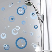 Релефни стикери за стена Blue Circles