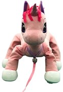 Peppy Pets - Плюшен любимец за разходка навън - Розов еднорог