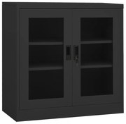 335933 vidaXL Офис шкаф, антрацит, 90x40x90 см, стомана