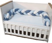 BabyHome Обиколник тройна плитка 220 см - син