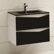 Конзолен PVC шкаф ICP 6556 B с умивалник, 65x46x55см