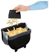 Черно висящо кошче за отпадъци , 5 л Black Outdoor Kitchen Fago - Wenko