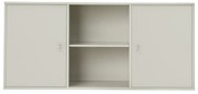 Бежов нисък висящ скрин 133x61 cm Mistral – Hammel Furniture