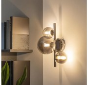 Brilagi - LED Настенно осветително тяло MILLA 3xG9/3W/230V черен хром/опушено