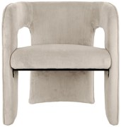 Бежово кресло от рипсено кадифе Vigor – Leitmotiv