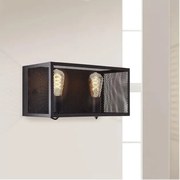 Brilliant - Аплик MAZE 2xE27/40W/230V черен