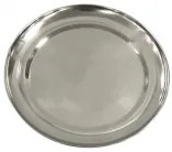 Иноксова чиния плитка 17см (205717)