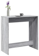 854432 vidaXL Бар маса, сив сонома, 102x50x103,5 см, инженерно дърво