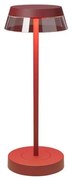 Redo 90311 - LED настолна лампа ILUNA LED/2,5W/5V 3000 mAh IP65 червена