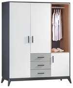 Трикрилен гардероб BREDA