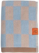 Синьо-розова кърпа за баня от органичен памук 70x133 cm Retro - Mette Ditmer Denmark