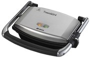 Уред 3в1 Ariete TOAST & GRILL SLIM 1911/10, Тостер, Грил, Скара, 1000W, 230C, Незалепващо покритие, Регулируема горна плоча, Инокс