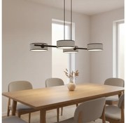 Люстра на кабел DRUMZ 4xE14/10W/230V сива