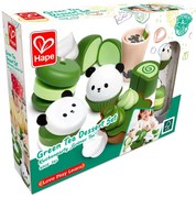 Hape - Детски дървен комплект, Десерт от зелен чай, 8 части