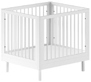 Бяла кошара за игра от масивен бук 95x75 cm Forrest – Vipack