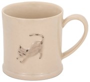 Бежова глинена чаша 225 ml Cat – Sass & Belle