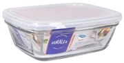 Правоъгълна Кутия за Обяд с Капак Duralex Freshbox 1,1 L Прозрачен Квадратен