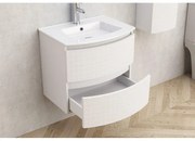 Конзолен PVC шкаф ICP 8055 60СМ + УМИВ.8055-60 NEW