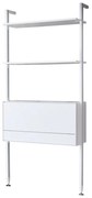Бял шкаф за книги 94x210 cm Edge by Hammel - Hammel Furniture
