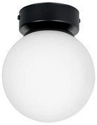 Плафон РИО, черен/бял, 1xE27