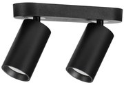 Rabalux 73082 - Точково осветително тяло YORLI 2xGU10/7W/230V черно
