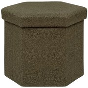 Пуф със съхранение atmosphera Jako, Букле, Сгъваем - Каки