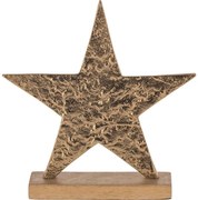 Eglo 427115 - Коледна декорация BALIGUIAN 21x20,5 см звезда/златист