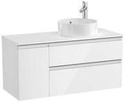 Мебел с две чекмеджета за умивалник върху плот вдясно A851504806, 110x46x53.7см