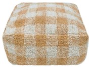 Детски пуф в цвят жълта охра Vichy Honey – Lorena Canals