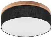 Brilagi - LED Плафон BELLADONNA 3xE27/15W/230V черен/дъб