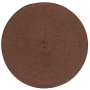 Horecano - Подложка за хранене кръгла ф38см PVC светло кафява (9967)