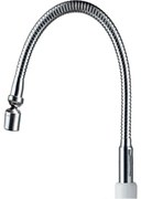 Гъвкав чучур за електрически нагревател Rosberg R57101C22, Диаметър - 22 мм, Хром