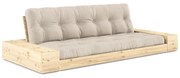 Бежов разтегателен диван 244 cm Base – Karup Design