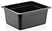 Plast Port - Поликарбонатен гастронорм черен 1/2 h150мм 265х325мм 8.9л (PCP12150-B)(46112150)