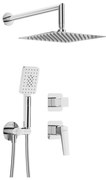 Deante NQL_09YK - Душ комплект с вграден смесител BLUR, гланцов хром