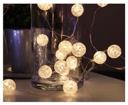 Eglo 411068 - LED Коледни лампички DEW DROP 15xLED/3xAA 1,4m