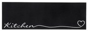 Черно пътека Zala Living Kitchen, 50 x 150 cm