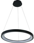 Brilagi - LED димируем полилей на кабел FALCON SLIM LED/42W/230V Ø 50 см, черен +Д/У