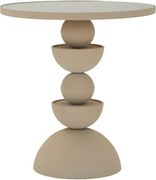 Кръгла странична масичка със стъклен плот ø 40,5 cm Dune – Mauro Ferretti