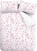 Розово двойно 3 части спално бельо 200x200 cm Mirabelle – Catherine Lansfield