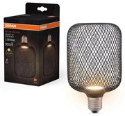 LEDVANCE LED ЛАМПА DECOR FLAT SQ100 BLACK 3.5W 827 E27 - 4058075840140