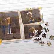 Картонен пъзел А4 - Нашето семейство