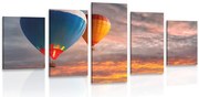 картини от 5 части – Полет на балони над планините