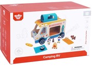 Tooky Toy - Дървен кемпер с фигури и аксесоари TH427