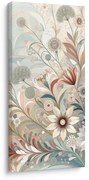 Картина на платно – Нежни цветя в пастелни нюанси