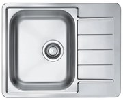 ALVEUS 1144603 - Кухненска мивка LINE 61,5x50 см матов стомана/сатен, без ексцентричен механизъм