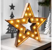 Brilagi - Коледна LED декорация (звезда) 38 x 40 см, 2xAA
