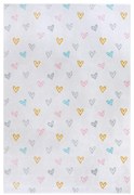 Бял детски килим 160x235 cm Hearts - Hanse Home