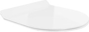 Mexen тънка, меко затваряща се седалка, дуропласт, бял гланц - 39010100