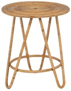 Ратанова кръгла странична масичка ø 60 cm – Ixia